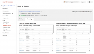 Google Search Console Fetch As Google Render Success